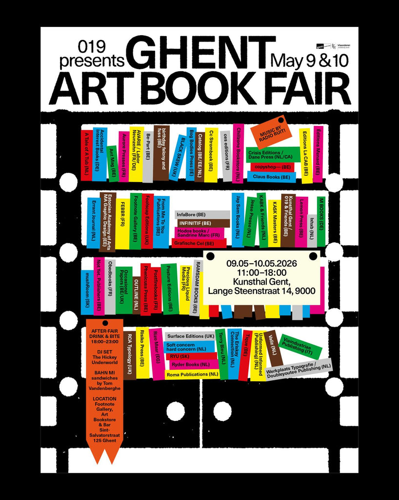 Ghent Art Book Fair 2026 | 9 & 10 May