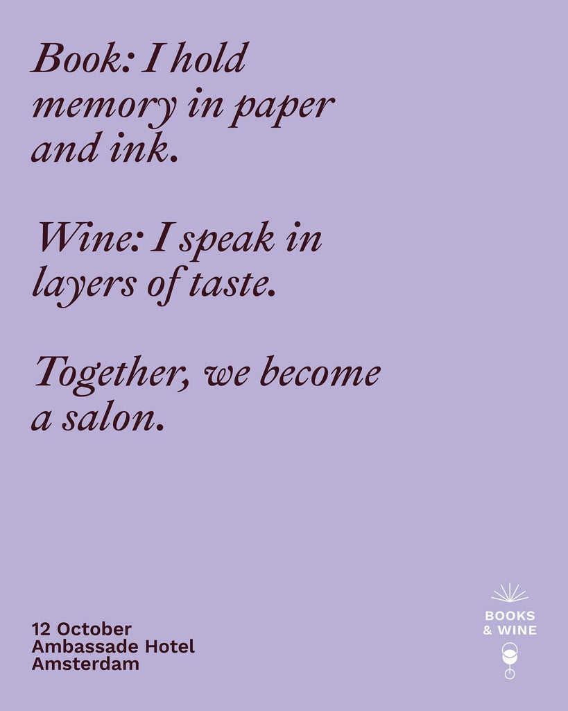 'Books & Wine' hosted by The Bookphotographer 12 October