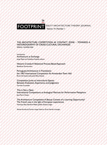 Footprint 26 The Architecture Competition as 'Contact Zone'
