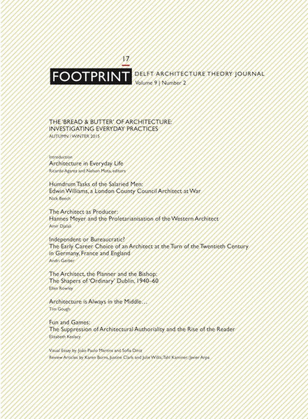 Footprint 17 Vol 9/2 The 'Bread & Butter'of Architecture